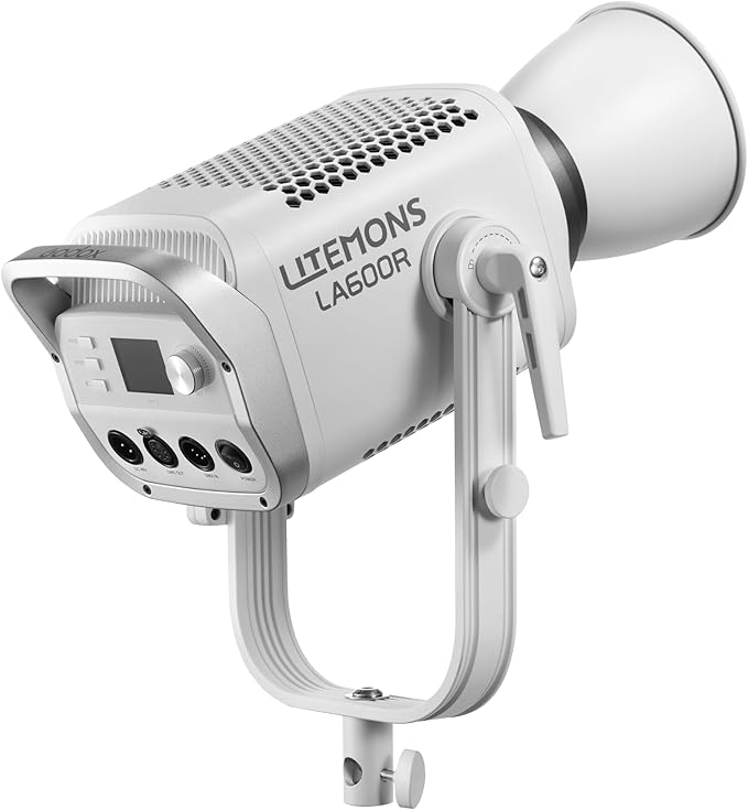 Godox LA600R RGB LED Video Light, 600W Adjustable RGBWW with 1800K–10,000K CCT, CRI/TLCI 96+, Bowens Mount, App & DMX Control, and Silent Cooling for Studio, Film, Portrait, and Video Production