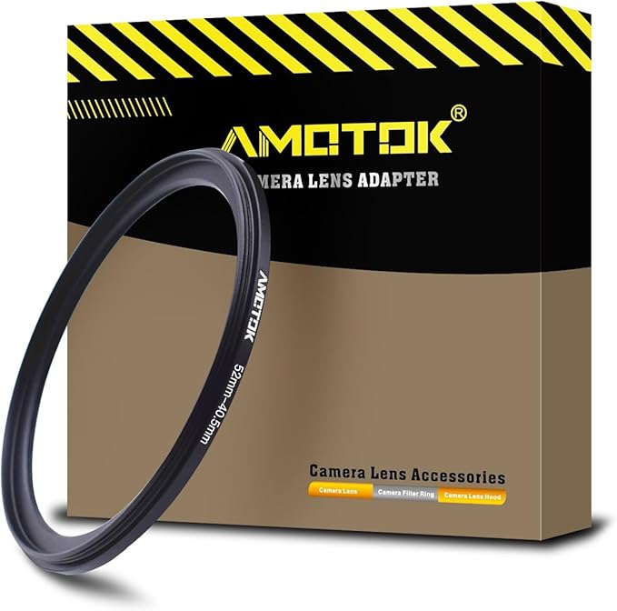 52mm Lens to 40.5mm Camera Filters Ring Compatible All 52mm Camera Lenses to 40.5mm UV CPL ND Filter Accessory (52-40.5mm)