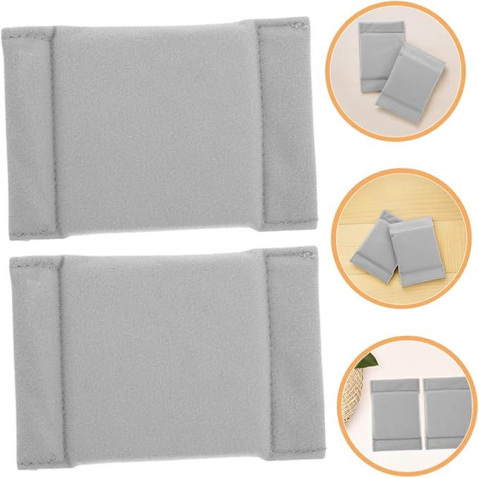 TEHAUX 4pcs Adjustable Camera Bag Divider Inserts Padded Cushions for Lens Protection Shockproof Interior Separator Pads for Dslr Storage and Organization