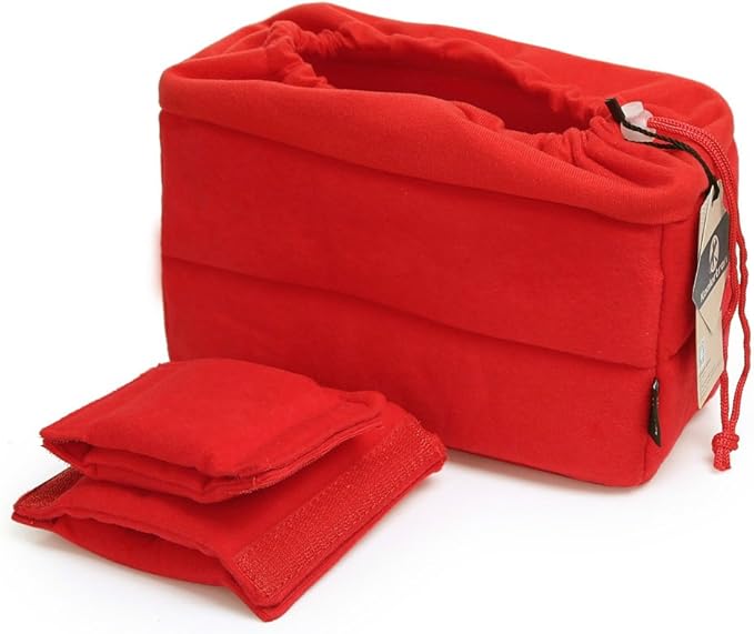 Koolertron Shockproof Camera Photo Bag for SLR TLR Camera Insert Partition Padded Case,Can be Put Directly Into the SLR Camera Bag With Freely Adjustable Compartment