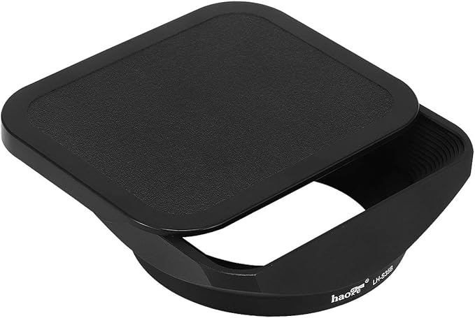 Haoge LH-S35B Bayonet Square Metal Lens Hood Shade with Cap for Sony Sonnar T FE 35mm F2.8 ZA SEL35F28Z and Sonnar T FE 55mm F1.8 ZA SEL55F18Z Lens