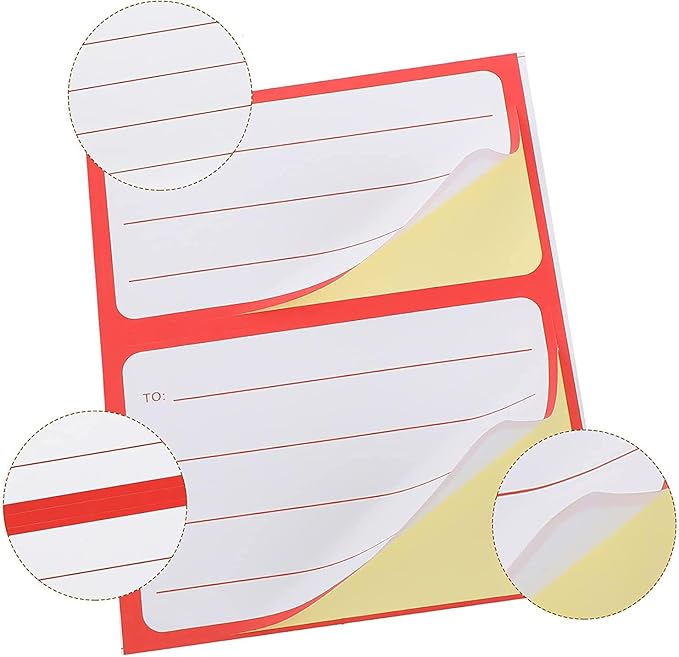 100 Pcs Self-Adhesive to/from Address Mailing Labels, Perfect for Boxes, Envelopes, and Shipping (4.5x3.5 Inch, 50 Sheets)
