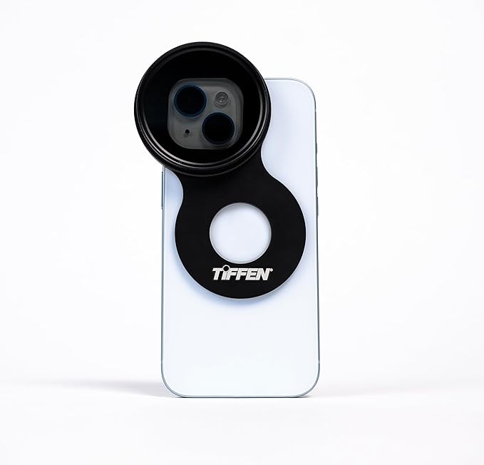 TIFFEN 58MM Filter Mount for iPhone 14/15, MAGSAFE Compatible, Slim and Lightweight Design, Magnetic Filter Mount ONLY