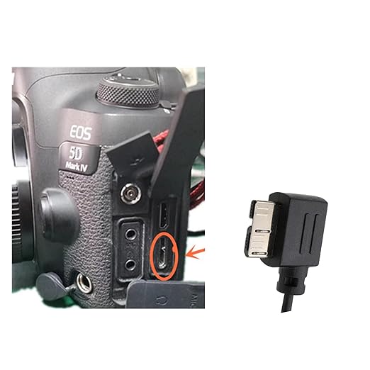for canon 5d4 release cable nk d850 cable Dji Ronin R cable to-Rs2 rsc2 rs3 rs4 Handheld stabilizer camera connection cable d850 camera control cable/shutter release connection cable (Micro 3.0-USB)