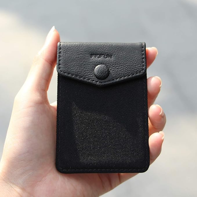 Ultra-Slim Self Adhesive Credit Card Leather Wallet