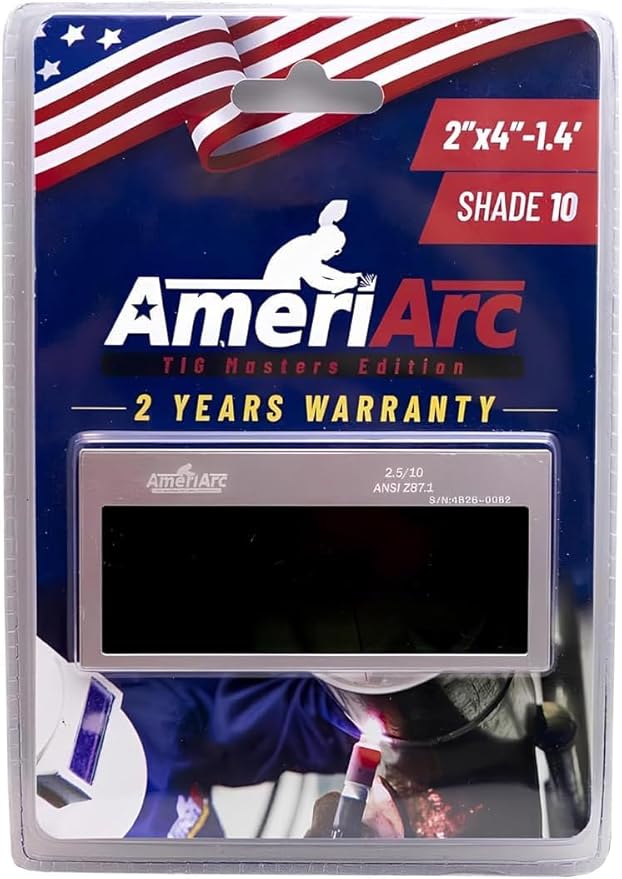 (TIG Masters Edition) Premium 2x4 Auto-Darkening Welding Lens - High-Definition Clarity (Shade 10, Masters Edition)