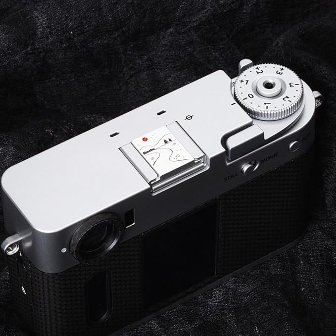 Camera Metal Hot Shoe Cover Protector Cap Compatible for Fujifilm XPro3 XPro2 XT4 XT3 XT2 XT30 XT20 XE5 XE3 XT200 X100V X-Half (Aluminum alloy-sunrise02)