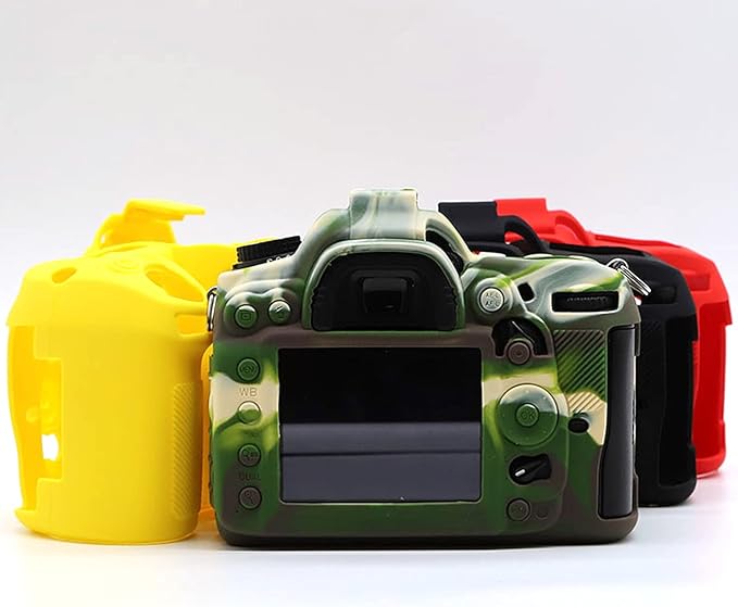 Professional Secure Silicone Camera Cases Bag Housing Rubber Body Skin for Nikon D7000 Digital SLR Camera Protective Case (Black)