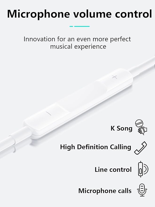 2 Packs USB C Headphones,Earphones Wired Earbuds Noise Canceling in-Ear Headset with Microphone Compatible with iPhone 17/16/15 Pro Max/Plus/iPad Pro/Samsung Galaxy/S23/S22/S21/S20/Note 10/20