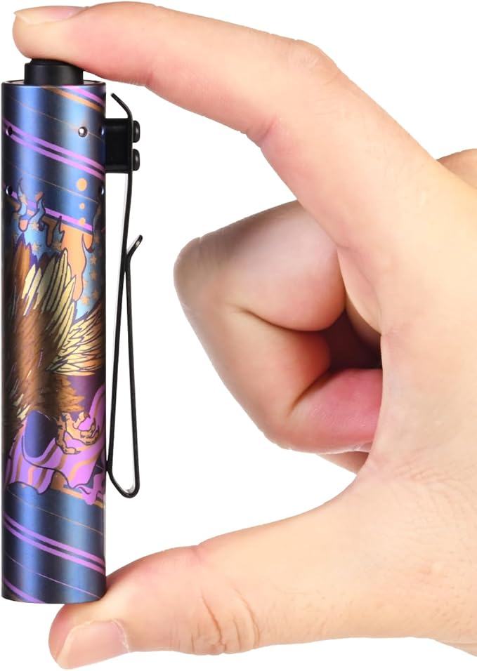 ACEBEAM Rider RX 700 High Lumens EDC AA Flashlight Rechargeable, Pocket LED Flashlight with Clip, Super Bright Mini Flash Light, 519A-V1 LED 90+ High CRI Small Flashlight for Camping, Home