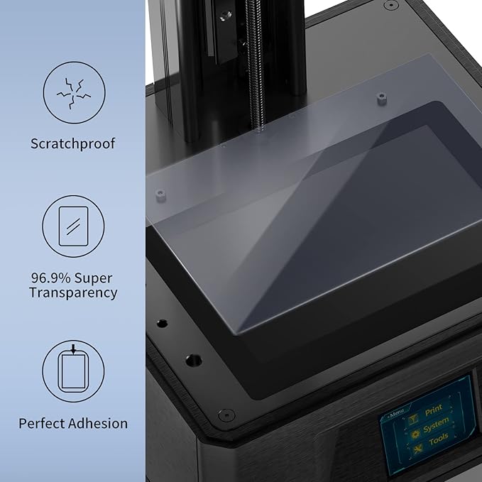 ANYCUBIC 10.1 Inches LCD Screen Protection Film for Photon Mono M7/Photon Mono M7 Pro Resin 3d Printer, 5pcs