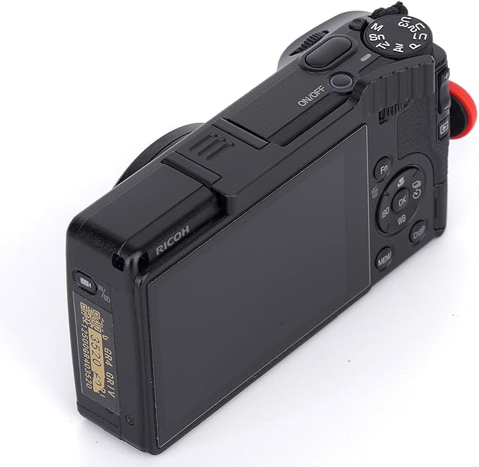 Thumbs Up Grip for Ricoh GR4 GR IV GRIV, Aluminum Alloy Thumb Rest Ergonomic Hot Shoe Thumbs Up Grip Enhanced Grip & Stability for GR4 Camera (Black)
