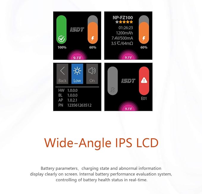ISDT NP2 Camera Battery Charger Set - 90 Mins Full Charge - Max 25W Type-C Input - Compatible with Sony A9 A7III A7RIII Cyber-Shot DSC-RX100 Series, HDR-CX405