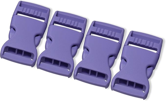 Buckles for Straps Set of 4 Pcs Plastic Buckle Clip Quick Side Release Plastic Fastener