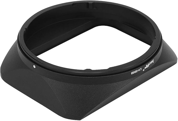 Haoge LH-S85B Bayonet Square Metal Lens Hood Shade with Cap for Sony FE 85mm F1.8 SEL85F18 and E 16-55mm F2.8 G SEL1655G Lens
