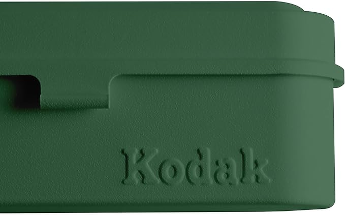 KODAK Film Case - for 5 Rolls of 35mm Films - Compact, Retro Steel Case to Sort and Safeguard Film Rolls (Olive) (Film is not Included)