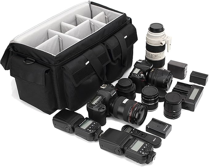 Large Camera Bag, Pressure proof &Waterproof DSLR SLR Mirrorless Gadget bag,Cine Cube Bag for Camera Gear, Photographer, Videographer Videomakers，For FS7/FS6(XL)