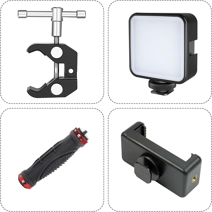 8pcs Mic Stand Adapter, 4 3/8 Female to 1/4 Male Mic Screw Adapter & 4 1/4 Female to 3/8 Male Mic Mount Adapter Camera Screw Adapter Thread for Microphone Stand Tripod