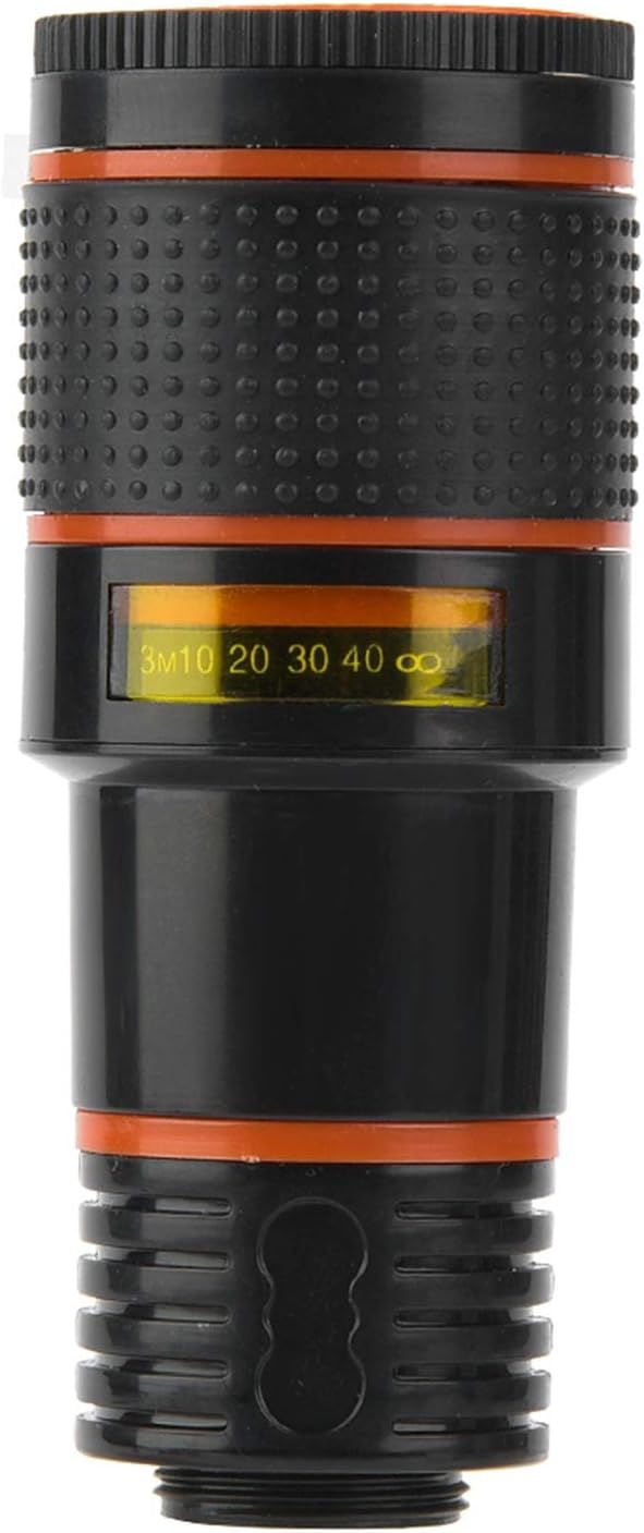 Zoom Lens for Smartphone,Telescopic Phone Objectif,Clip On Lens Zoom,Phone Camera Lens Kit,Professional 12X Telephoto Lens Telescopic Focusing Universal for Mobile Phone Tablet