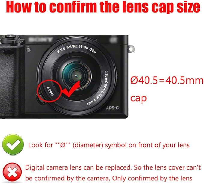 40.5mm Metal Lens Hood & Lens Cap Compatible for Sony A6600 A6400 kit E-Mount 16-50mm Lens, for Nikkor 10-30mm Lens (1+1 Pack)