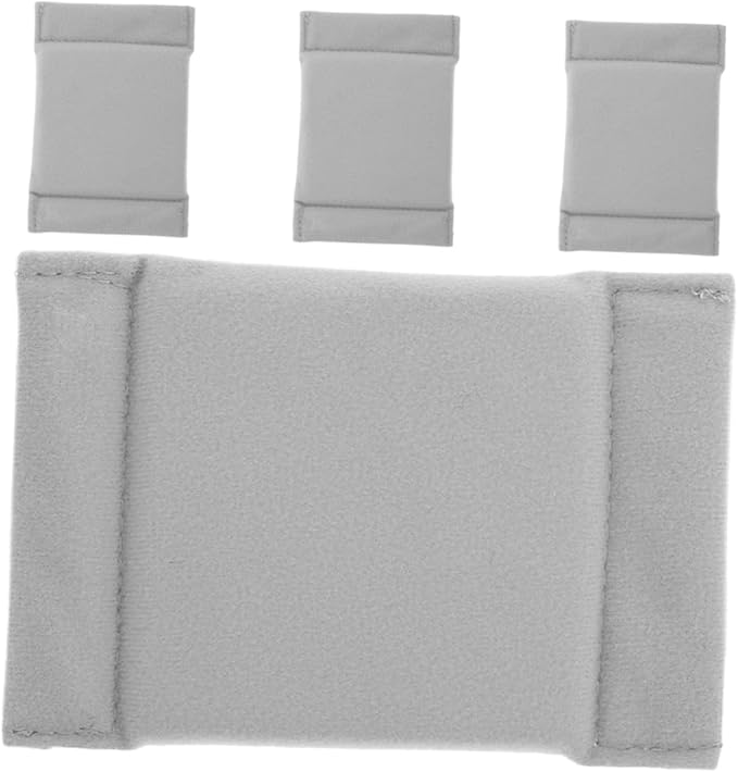 TEHAUX 4pcs Adjustable Camera Bag Divider Inserts Padded Cushions for Lens Protection Shockproof Interior Separator Pads for Dslr Storage and Organization