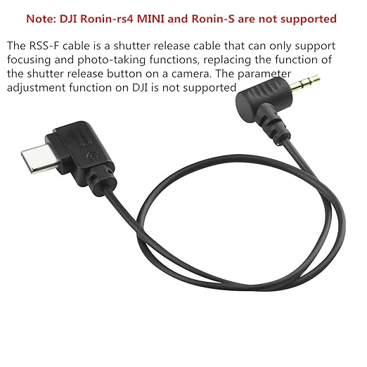 RSS-F(2.5mm) DJI for canon Camera Shutter Release Cable to EOS c50 Rebel T8i T7i T6i T6 t5 t4 t3 4000d stabilizer Ronin - sc/rsc2 /rs2 / rs3 /RS4/PRO stabilizer for fuji xt20 xt2 gfx100/s/ii gfx50s