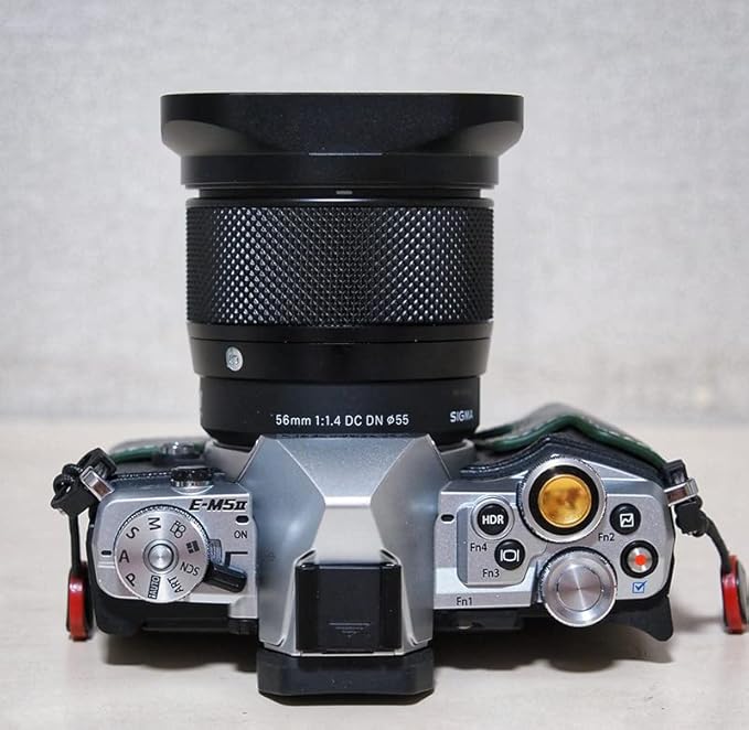 Haoge Bayonet Square Metal Lens Hood for Sigma 56mm F1.4 DC DN Lens LH-SM5614