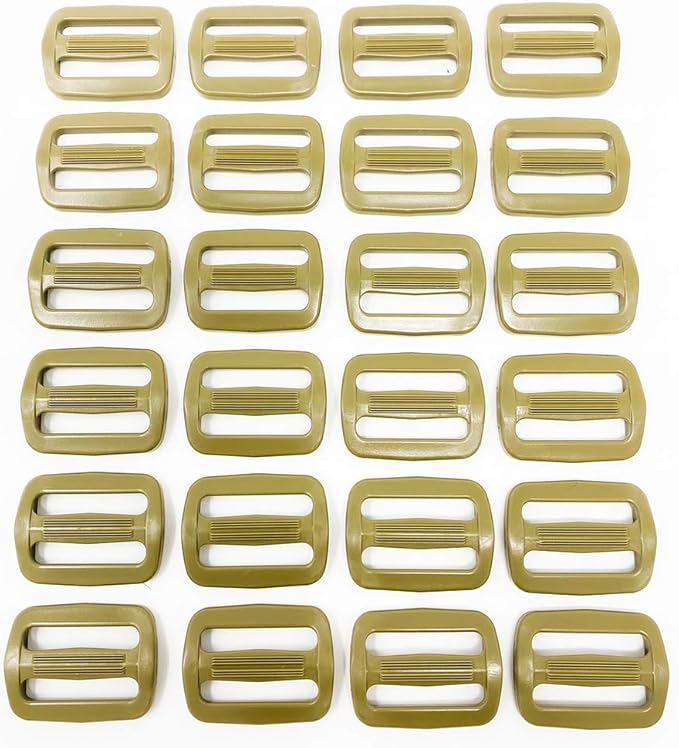 Triglide Slides 1 Inch - Strap Adjuster Slider - Webbing Buckles Tri Glide
