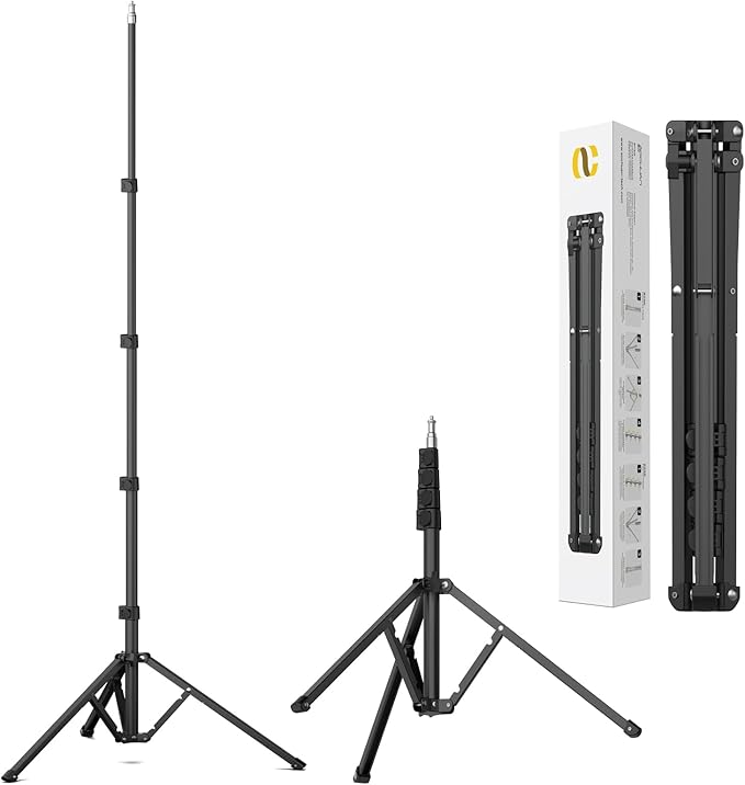AOCHUAN Phone Gimbal Stabilizer 3-Axis Smartphone Foldable Gimbal for iPhone Gimble with Focus Wheel TikTok YouTube Vlog Stabilizer iPhone&Android-AOCHUAN Smart XE& 1.7M Complete Camera Tripod
