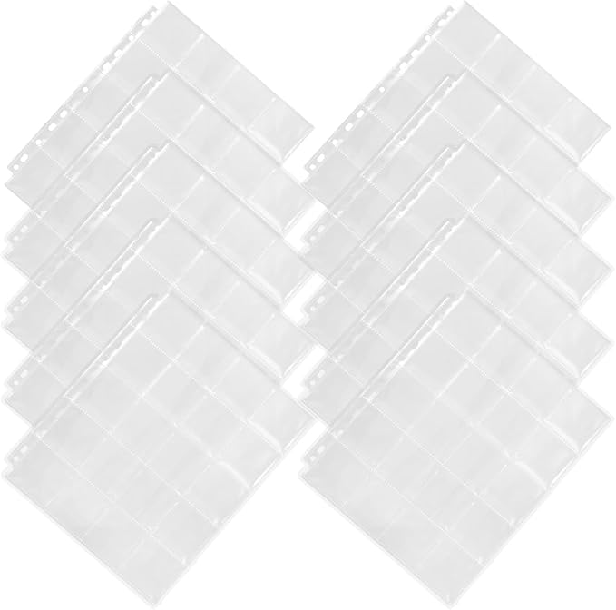 Gadpiparty 30pcs Acid-Free Film Negative Sleeves 7 Horizontal Strips, 210-slot Binder Pages for Archival Storage and Organization of Camera Film Negatives