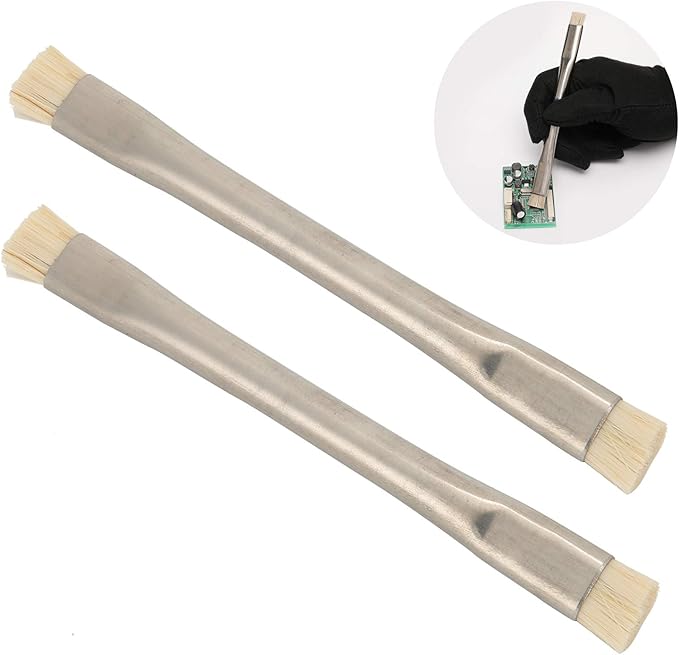 SUNGOOYUE ESD Brush, 2pcs Antistatic ESD Brush Motherboard Cleaning Repair Tools for PCB Mobile Phone Tablet