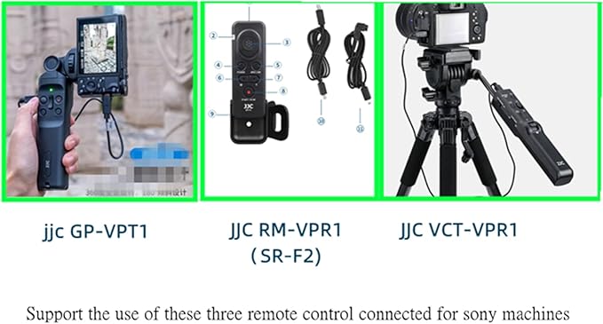 DYTDIEYINGTU JJC Handle Remote Control Cable, 50cm/19.6 inches, USB to Multi USB, for Sony Camera Control, Zoom Function, Compatible with Sony Cameras