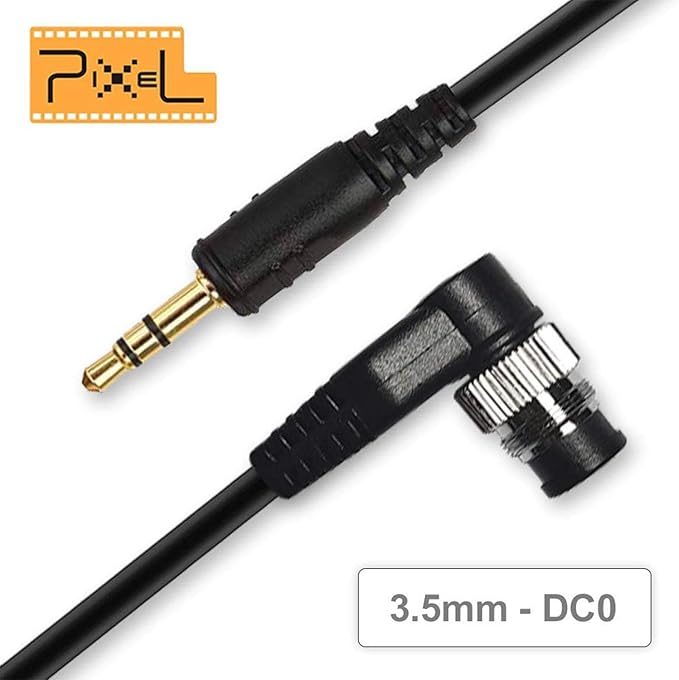 Foto&Tech 3.5mm DC0 Camera Remote Control Shutter Release Cable Cord for Nkon Z8 Z9 D810 D850 D700 D500 D300 D200 D5 D6 D3 D1