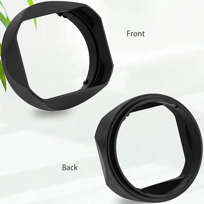 Haoge LH-S245N Bayonet Square Metal Lens Hood for Sony FE 50mm F2.5 G FE 40mm F2.5 G FE 24mm F2.8 G Lens,RX1RIII/M3/RX1R2 Camera Shade with Cap