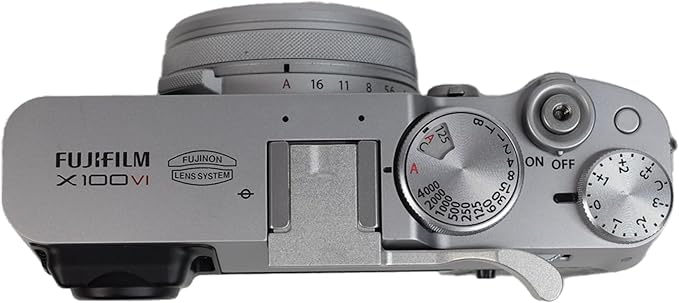 Foto&Tech Metal Hot Shoe Thumb Up Rest Hand Grip for Fujifilm Fuji X100V X100VI, Fuji X100V Accessories, Hotshoe Grip, x100vi Thumb Grip (Silver)