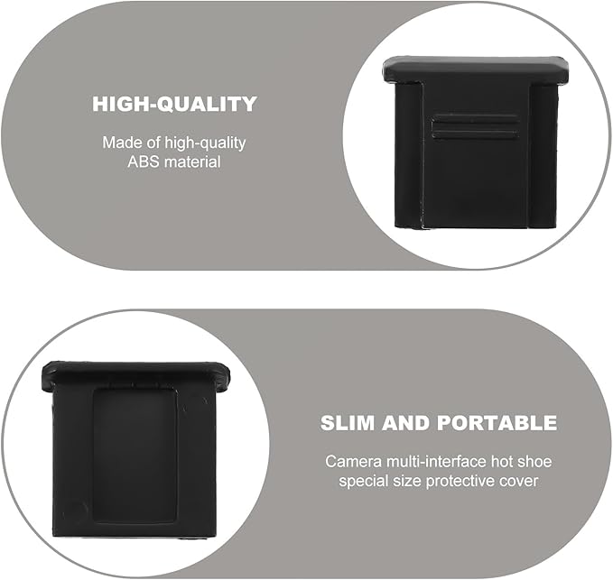 Kisangel 4Pcs Camera Hot Shoe Cover Protector Plastic Caps for DSLR and Mirrorless Cameras Hot Shoe Mount Caps for Photography Accessories