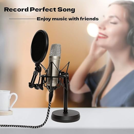 USB Microphone Cable,XLR to USB Cable 16Ft,XLR Female to US-B Mic Link Converter Cable for Microphones or Recording Karaoke Sing