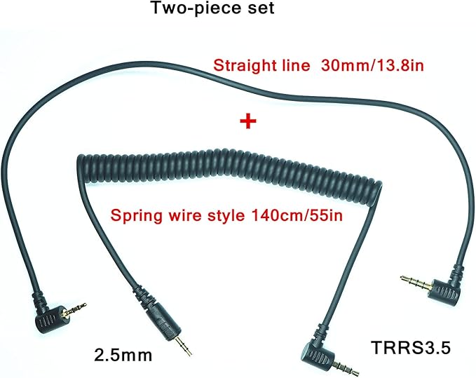 2.5MM-SL2 Shutter Release Cable is Suitable for Leica Camera SL2/SL2S/SL3/SL3S Focusing and Photography Cables It is Suitable for Connecting to Camera Remote Controls Such as JJC/Pixel 221/aodelan