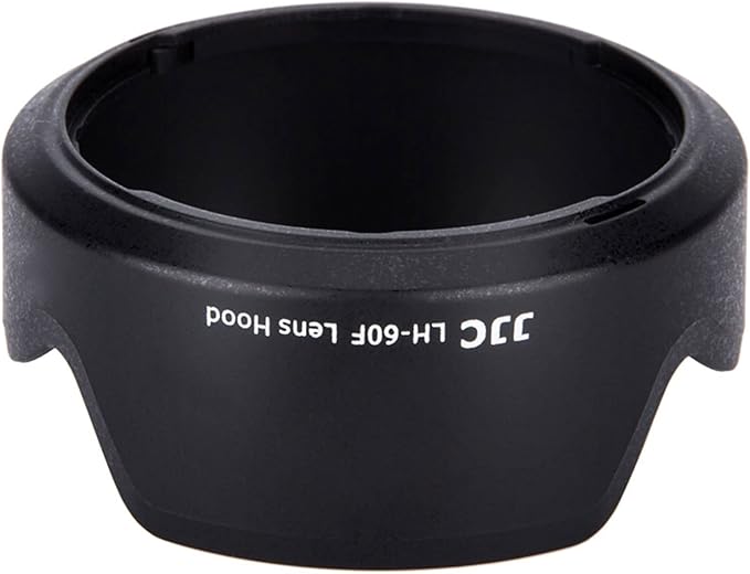 JJC EW-60F Reversible Lens Hood for Canon RF-S 18-150mm F3.5-6.3 is STM Lens on EOS R7 R10 & for Canon EF-M 18-150mm F3.5-6.3 is STM on EOS M50 M6 Mark II M M2 M3 M5 M200 M100 M10 Mirrorless Camera