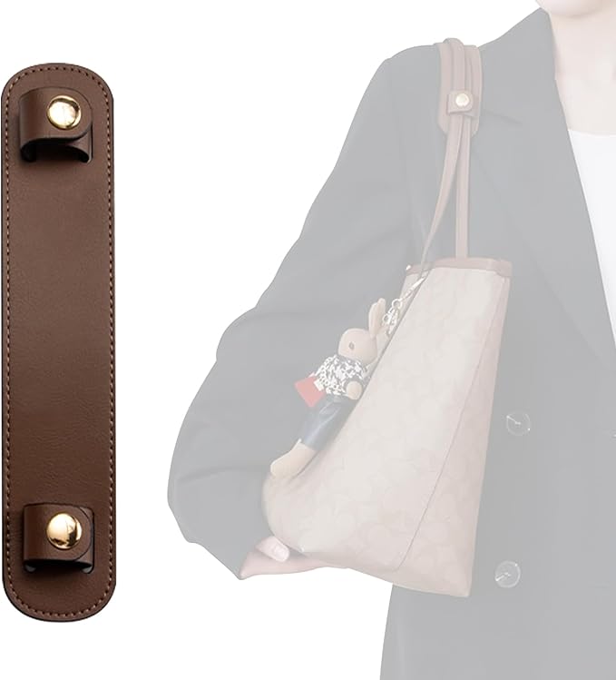 Shoulder Strap Pad Replacement,Microfiber Leather Strap Pads Detachable Cover for Tote Bag