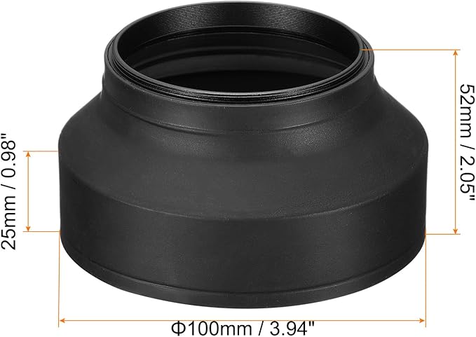 PATIKIL 67mm Camera Lens Hood, Rubber Collapsible Lens Protector Anti-Reflection Blocks Excess Sunlight Enhance Camera Photography for Nikon, for Fujifilm, for Pentax, for Leica