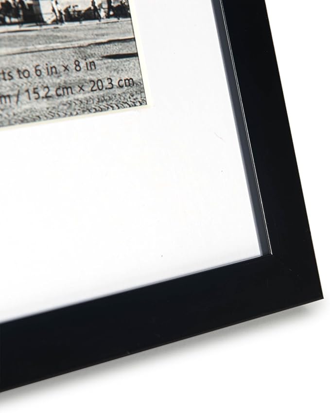 kennethan 12x16 Picture Frame Black 3 Pcs in 1 set 12x16 Frame can Display 8.5x11 inch Picture with Mat or 12x16 inch Picture Without Mat on the Wall
