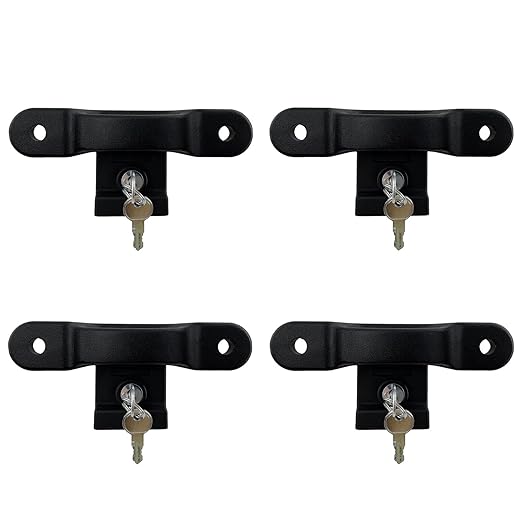 Truck Bed Anchor, Bed Clamp for 2015-2025 Ford F150 F250 F350 and Raptor SuperDuty; 2022-2025 F-150 Lightning Replace for 4 Pack FL3Z99000A64B FL3Z-9928408-AB.