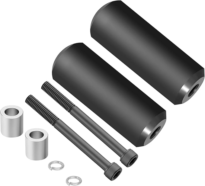 4" Upper Shock Mount Frame Sliders Falling Crash Protector Guards Falling Side Protector No Cut Kits for Harley Sportster XL883 XL1200 2004-2022