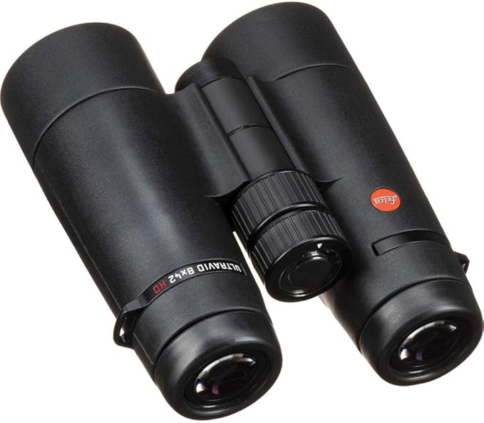 Leica 8x42 Ultravid HD-Plus Binoculars (40093) + Backpack + Full Size Monopod + Cleaning Set + 2 x Cap Keeper + Neck Strap