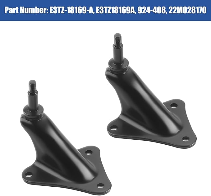 Rear Upper Shock Strut Mount Bracket Kit Compatible with 1983-2011 Ford Ranger & Mazda B2300 B2500 B3000 B4000 E3TZ-18169-A 924-408 Shock Absorber Upper Bracket w/Install Bolts Metal