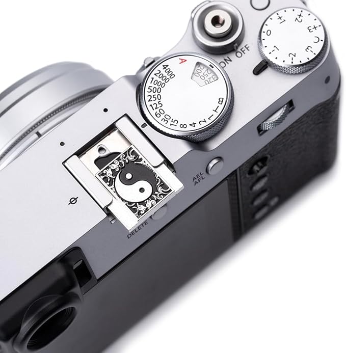 DBZZ Camera Soft Release Button, Shutter Button for Fujifilm X-T5 X-T4 X-T3 X-T30 X-T30 II X-T20 X-PRO3 X100VI X100V X-E4 X-E3 for zf (Eight Diagrams Cover)