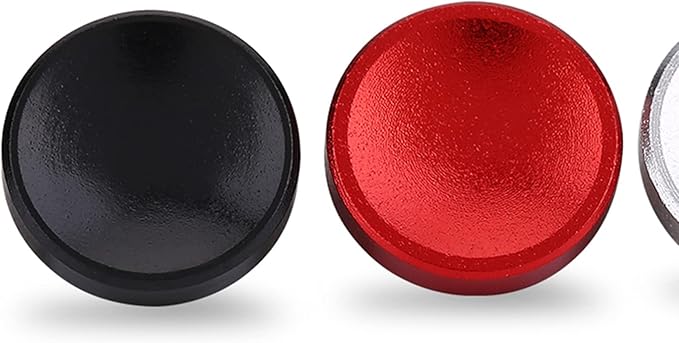 3pcs Universal Camera Shutter Button,Metal Mini Soft Release Buttons with Concave Surface
