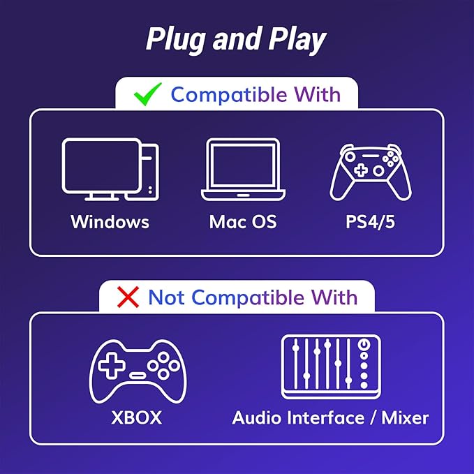 TONOR Gaming Microphone Set, USB Condenser Mic for PC with Stand, Controllable RGB, Quick Mute, Volume Control, for Twitch Streaming, Discord Chatting, 200 cm/78inch Cable, Desktop Stand TC310