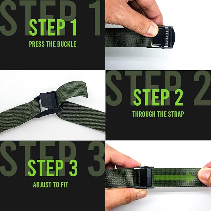 upperosey Trail Camera Straps, Game Cam Mounting Strap with Long-Lasting Alloy Buckle, Nylon Fiber Strap for Wildlife Trial Camera Accessory, Deer Camera Tree Belts, 25mm Width* 6 ft. Long (8 Packs)